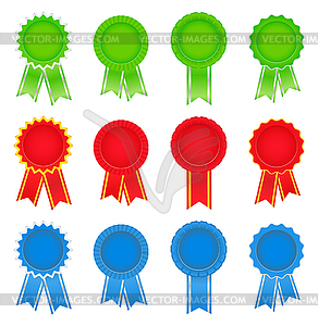 Award Ribbons - vector clipart