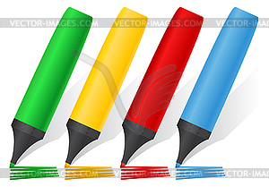 Color Markers - vector clipart