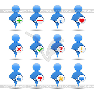User Icons - vector clipart