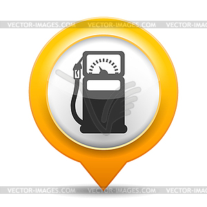 Gas Station Icon - stock vector clipart