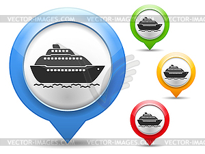 Ship Icon - vector clip art