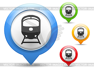 Train Icon - vector clipart