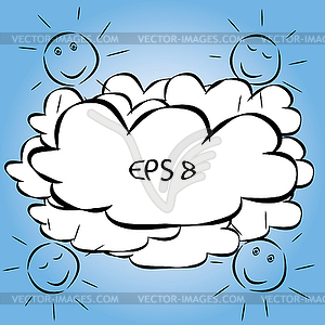 Clouds - vector clipart