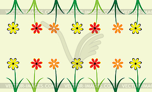 Daisy. background - vector image