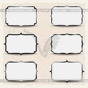 Frames - vector clipart