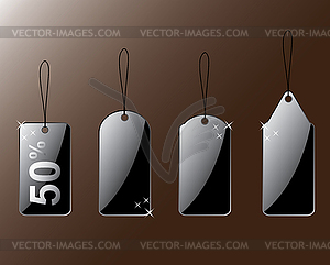 Price tags - vector image