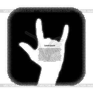 Rock and roll - vector clip art