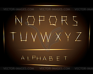 Alphabet - vector clip art