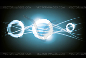 Abstract sphere - vector clipart