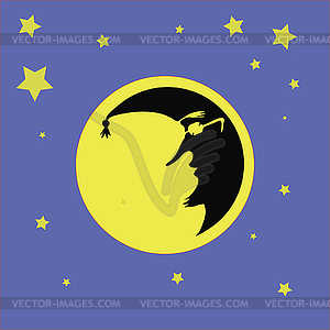 Moon - royalty-free vector clipart