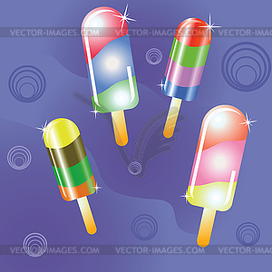 Ice cream - vector image