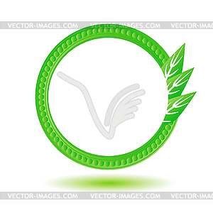 Eco label - vector clipart