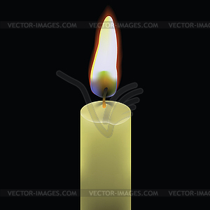 Candle - vector image