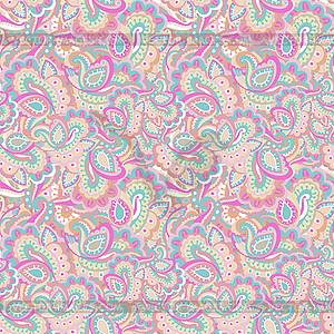 Paisley seamless background - vector image