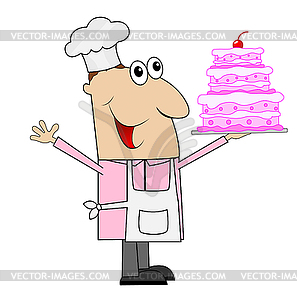 pastry chef clipart