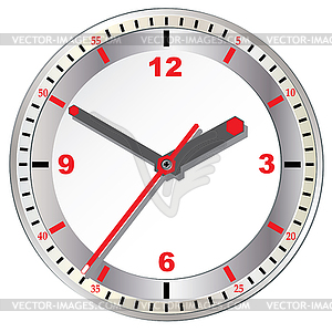 Wall clock.  - vector clip art