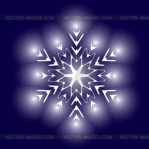 Snowflakes.  - vector clipart