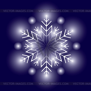 Snowflakes.  - vector image