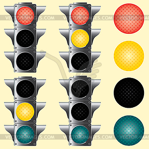 Traffic lights.  - vector clip art
