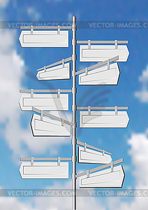 Pointer directions.  - vector clip art