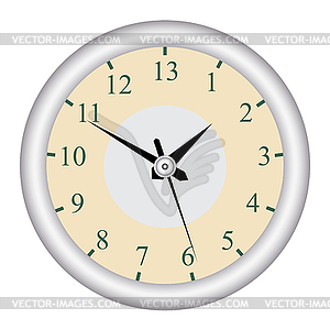 Wall clock.  - vector clipart