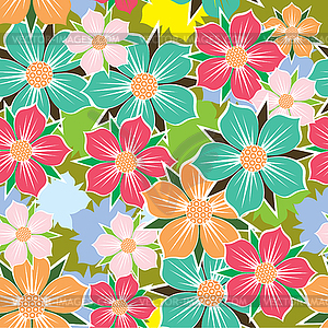 Design floral element. . Seamless - vector clip art