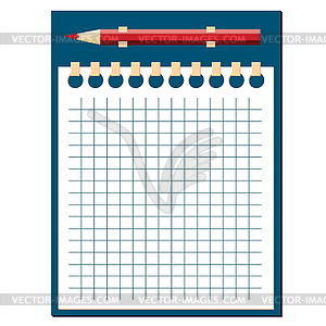 Notebook.  - vector image