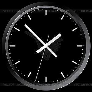 Wall clock.  - vector clip art