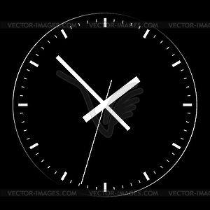 Wall clock.  - vector clipart / vector image