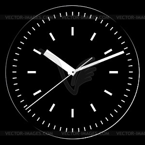 Wall clock.  - vector clipart