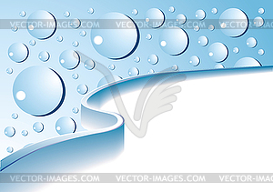 Background of drops.  - vector clip art