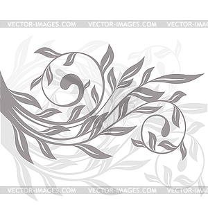 Decorative flower background.  - vector image