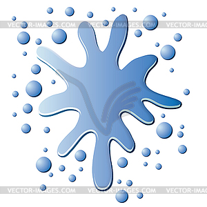 Background of drops.  - color vector clipart