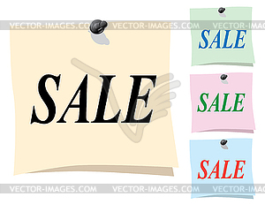 Sticker. Sale - vector clip art