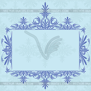 Decorative flower background.  - vector clip art
