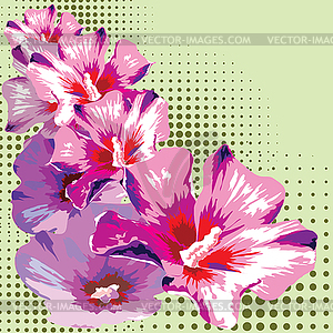 Decorative flower background.  - vector clipart