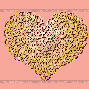 Background from hearts. Seamless pattern. Vector. - vector image