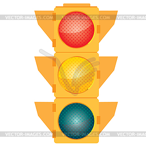 Traffic lights.  - vector clipart