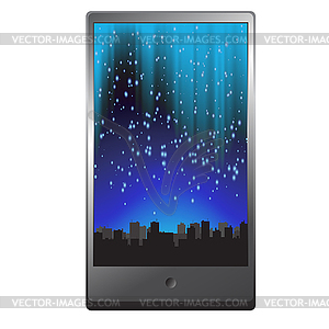 Tablet computer.  - vector image