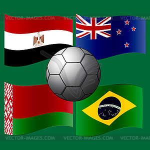 Flag of country - vector image