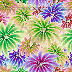 Decoration element. Floral style. Seamless - vector clip art