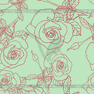 Decoration element. Floral style. Seamless - vector clipart
