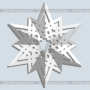 Snowflakes.  - royalty-free vector image