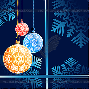 Balls for decoration. Christmas - royalty-free vector image