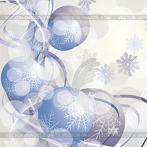 Balls for decoration. Christmas - vector clip art