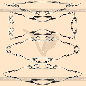 Decoration element. Floral style - vector image