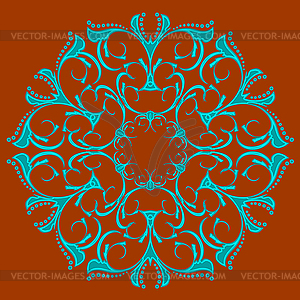Decorative abstract snowflake - vector clipart