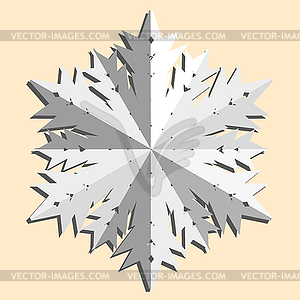 Snowflakes.  - vector clip art