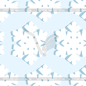 Christmas background. Snowflakes - vector image