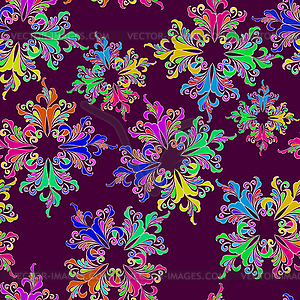 Graphic element. Floral seamless texture - stock vector clipart